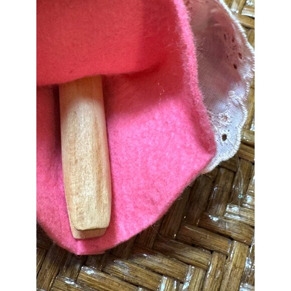 Vintage Wooden Doll & Angel Figurine Set - Picture 4 of 8